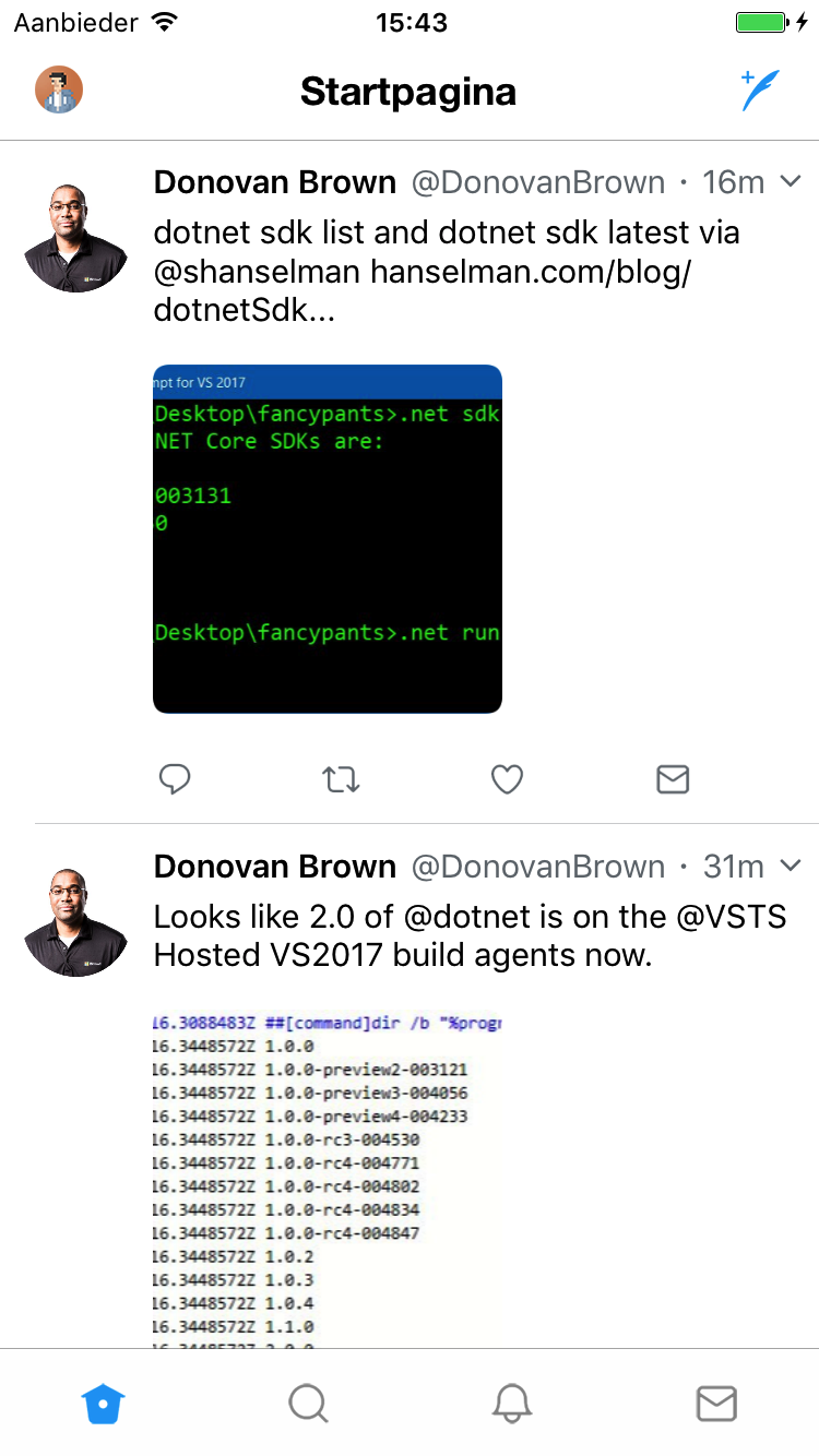 Xamarin Forms version of Twitter